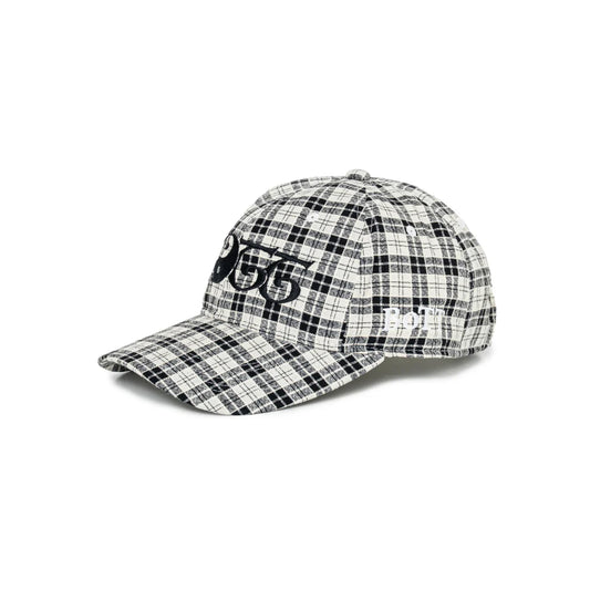 2Y Plaid 6-Panel Cap Black