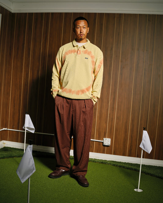 Elastic Waist Baggy Pant