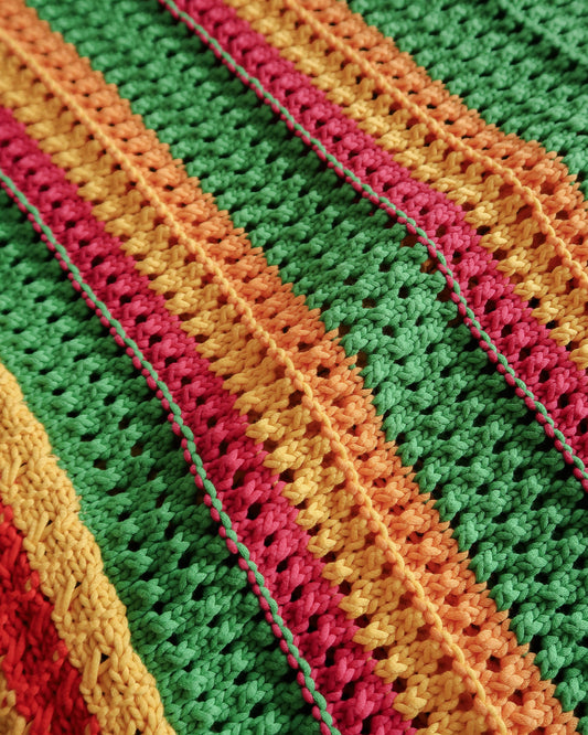 Cactus Crochet Mesh Knitted Cardigan