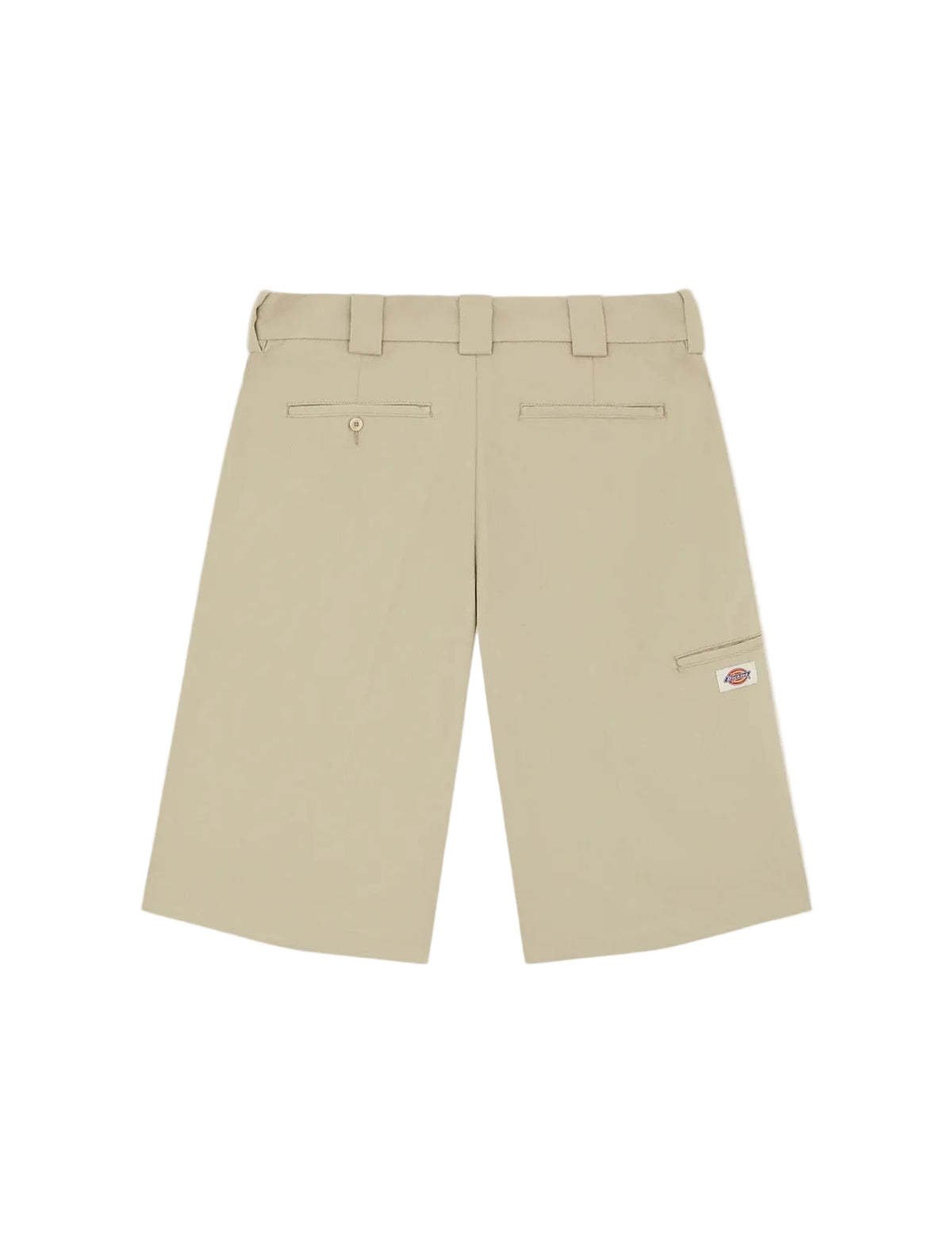 Hemp twill 13-Inch work shorts Beige
