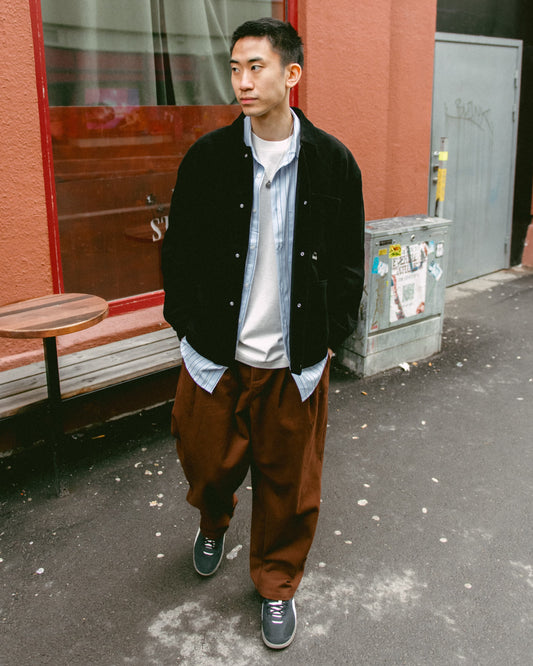 Elastic Waist Baggy Pant