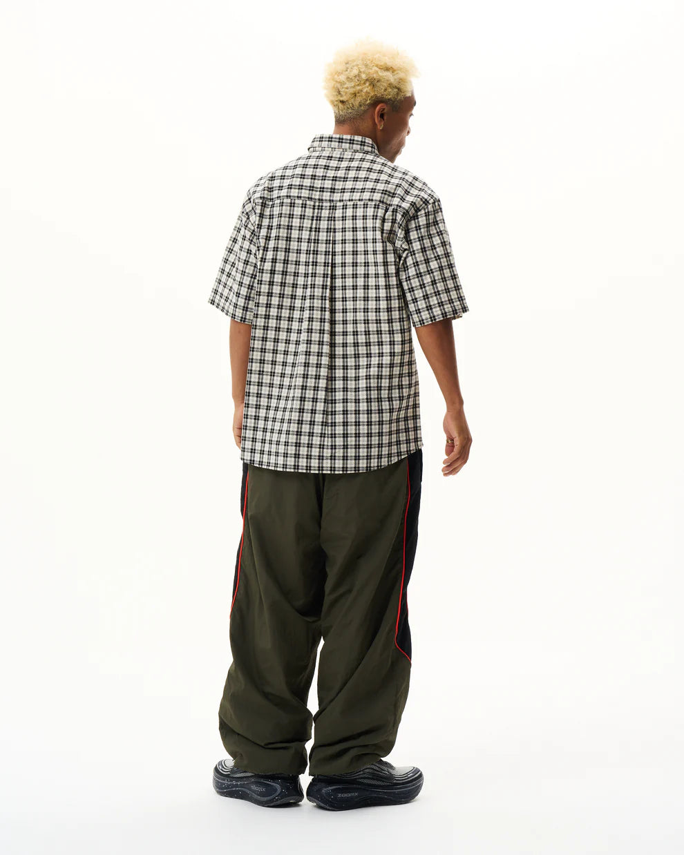 Plaid S/S Shirt Black