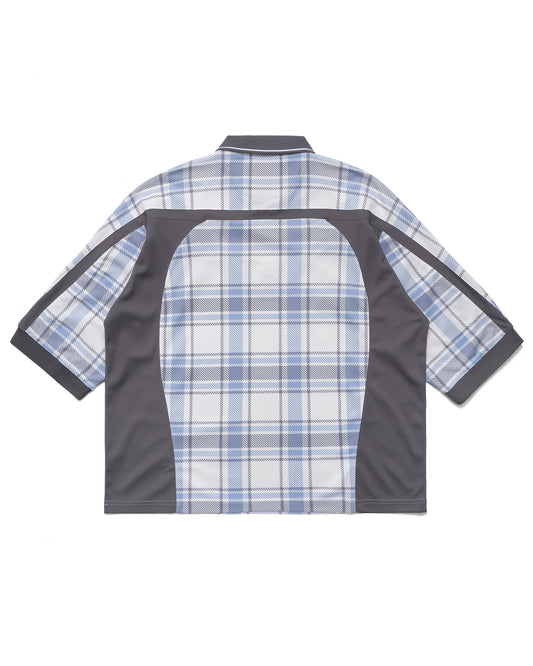 Paneled 3/4 Sleeve Polo