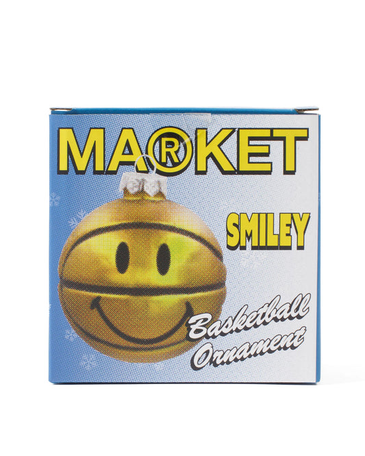 Smiley Basketball Ornament