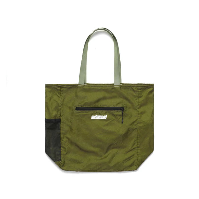 Pocketable Tote Bag Green