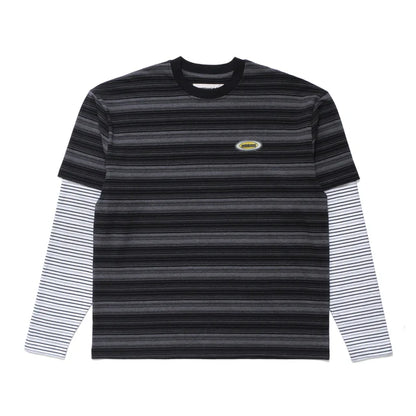Double Layer Striped T-Shirt