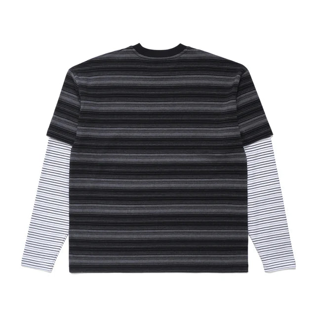 Double Layer Striped T-Shirt