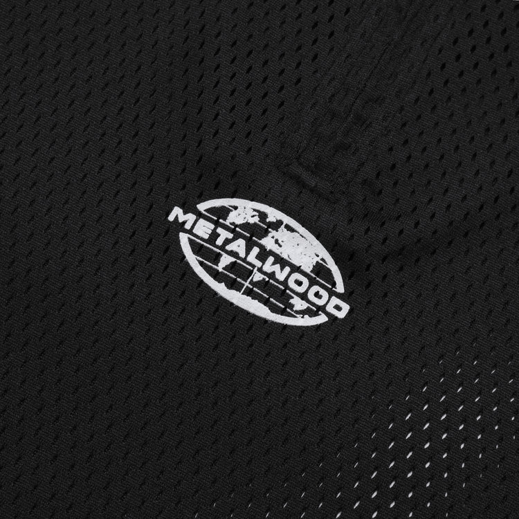 Quarter Zip Jersey Polo Black