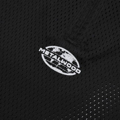 Quarter Zip Jersey Polo Black