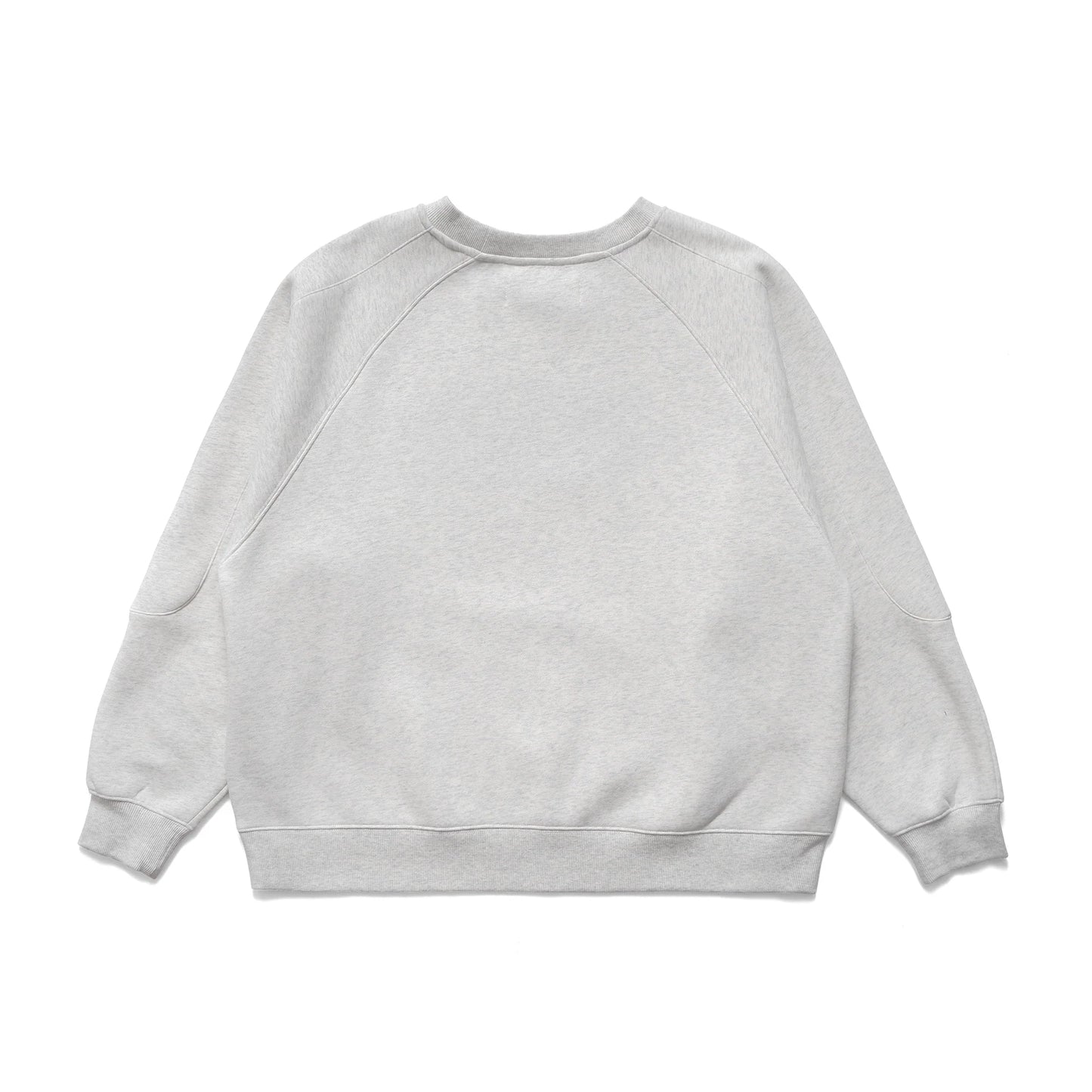 Plaid Oval Logo Raglan Crewneck Sweatshirt