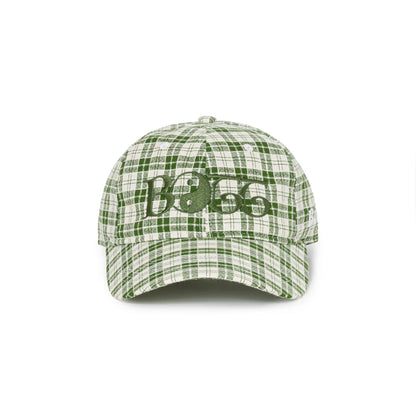 2Y Plaid 6-Panel Cap Green