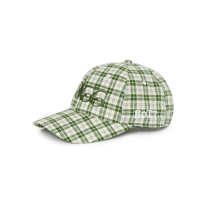 2Y Plaid 6-Panel Cap Green