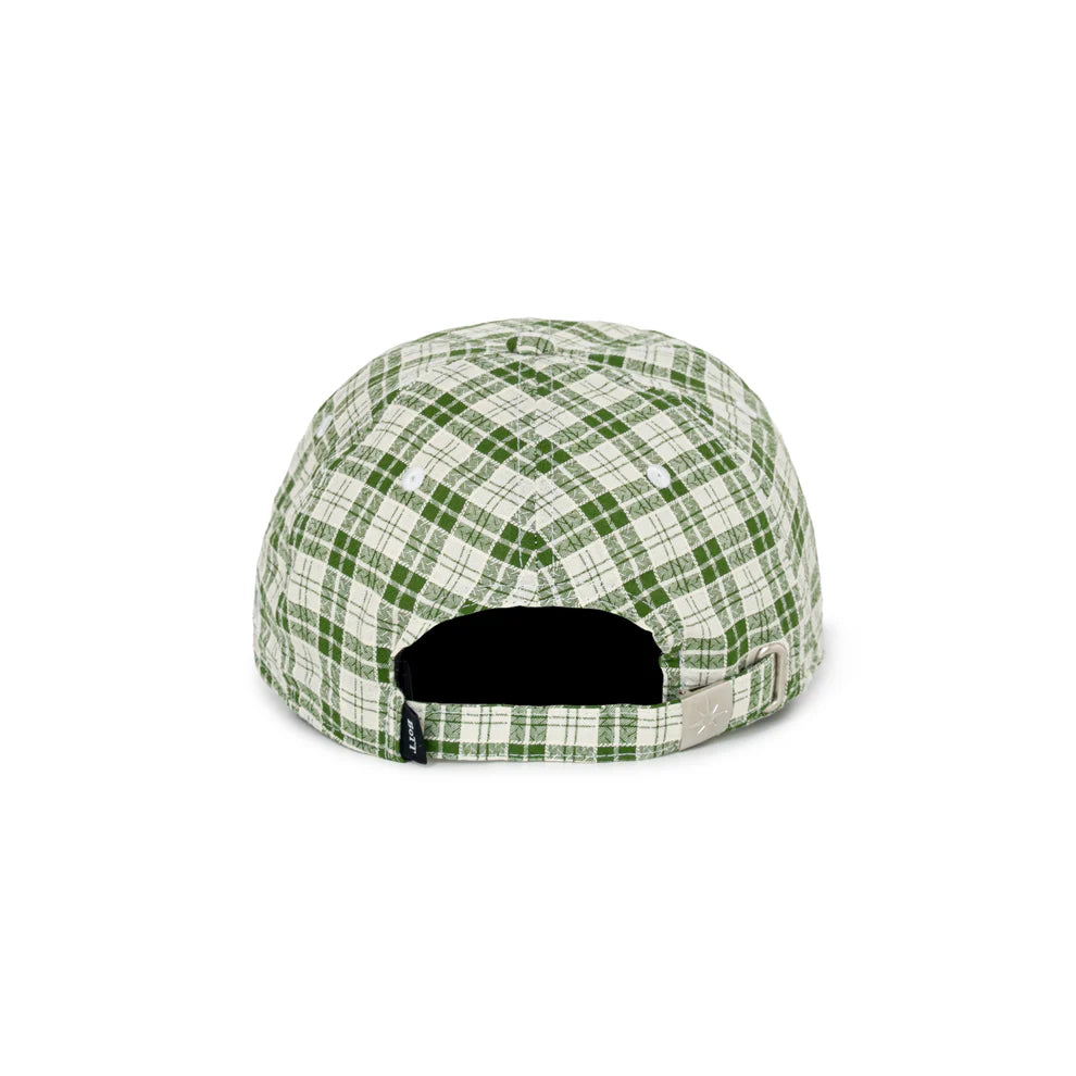 2Y Plaid 6-Panel Cap Green