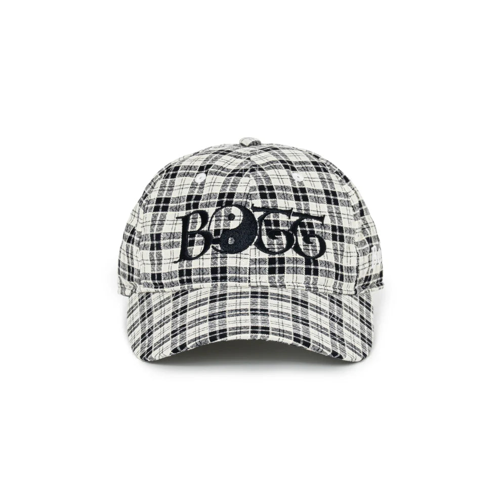 2Y Plaid 6-Panel Cap Black