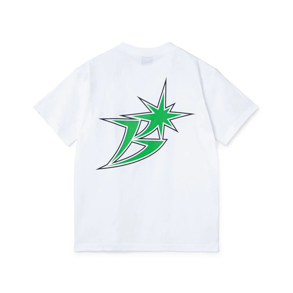 B Logo Tee White
