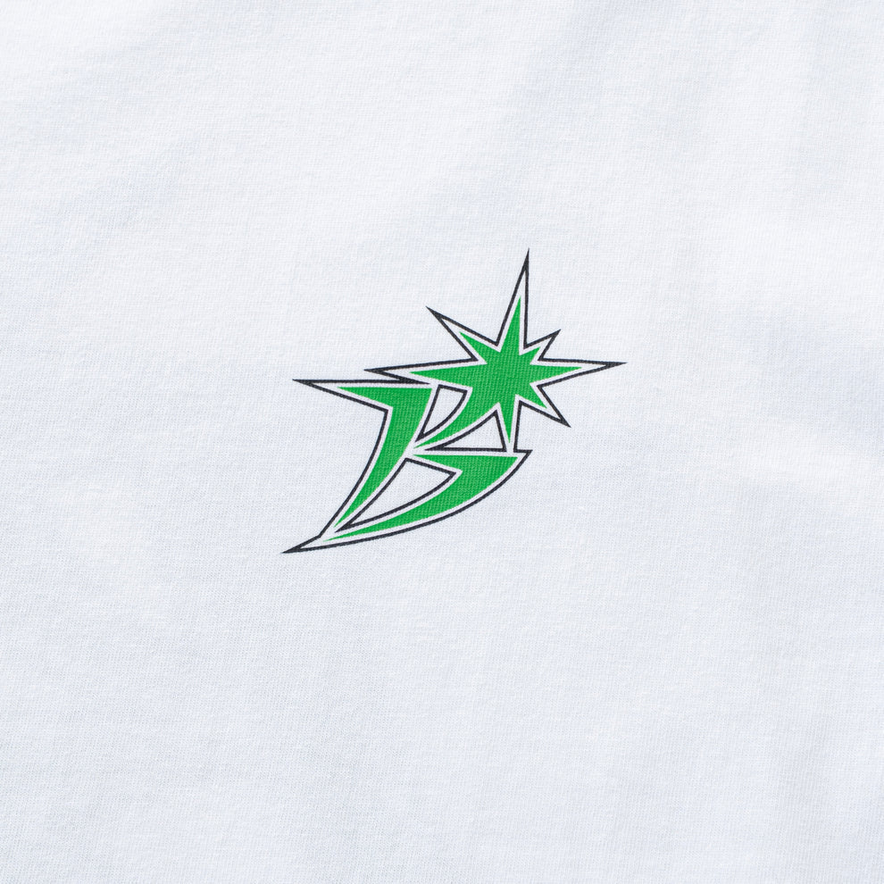 B Logo Tee White