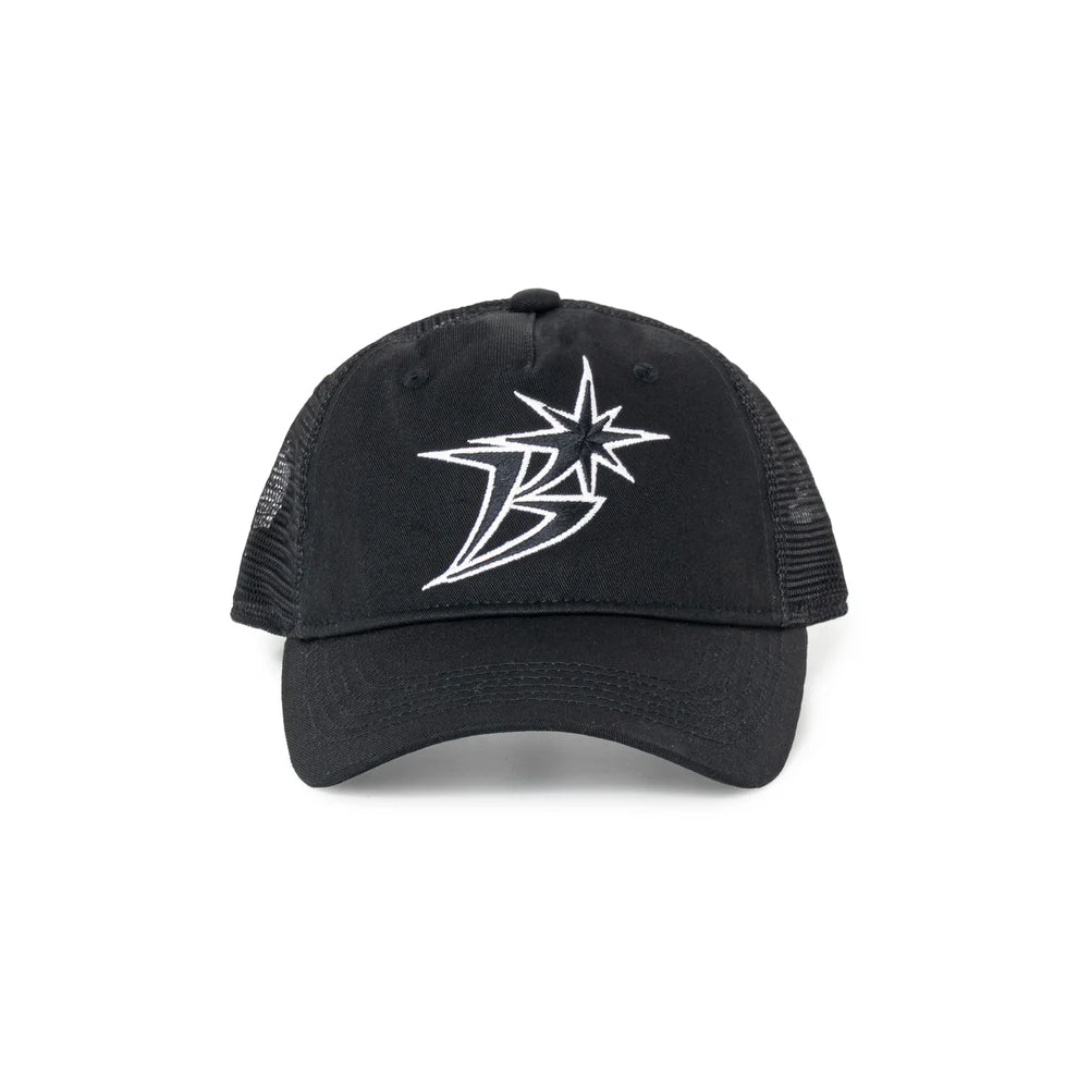 B Logo Mesh Back 5-Panel Cap