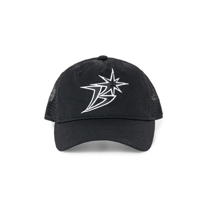 B Logo Mesh Back 5-Panel Cap