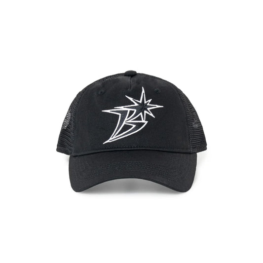 B Logo Mesh Back 5-Panel Cap