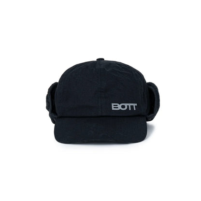 V2 Logo Earflap Cap Black