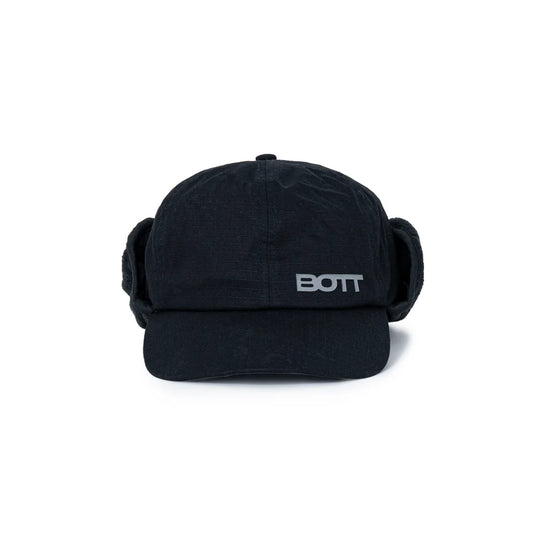 V2 Logo Earflap Cap Black