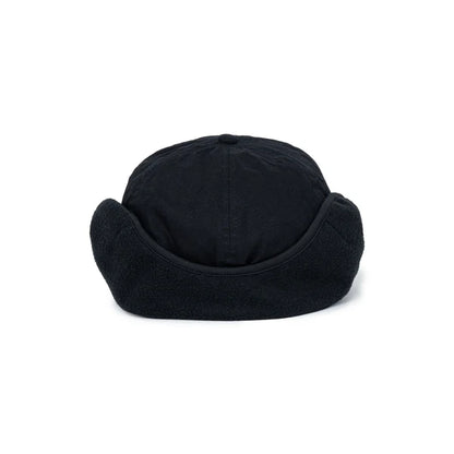 V2 Logo Earflap Cap Black