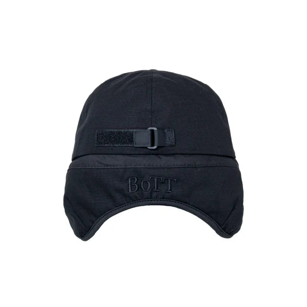 V2 Logo Earflap Cap Black