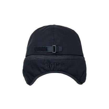 V2 Logo Earflap Cap Black