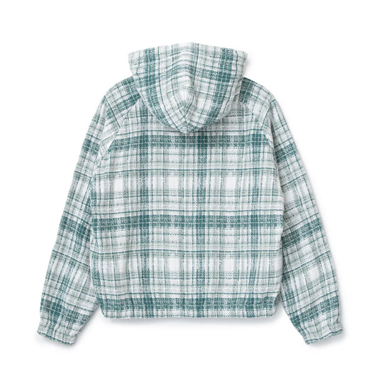 Heavy Check Zip Hoodie Light Green