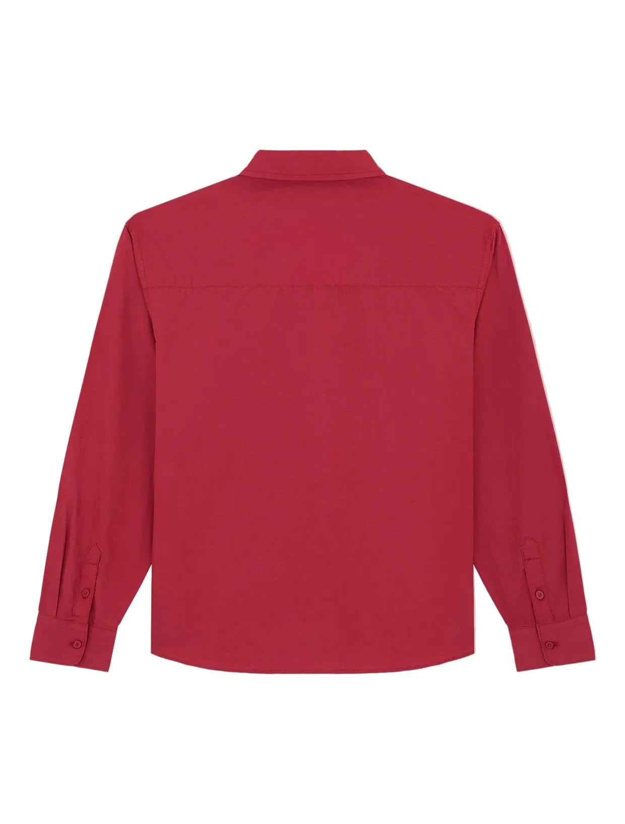 Supima long-sleeve work shirt Red