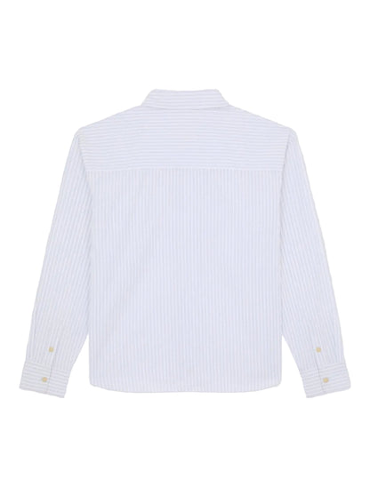 Supima long-sleeve work shirt White