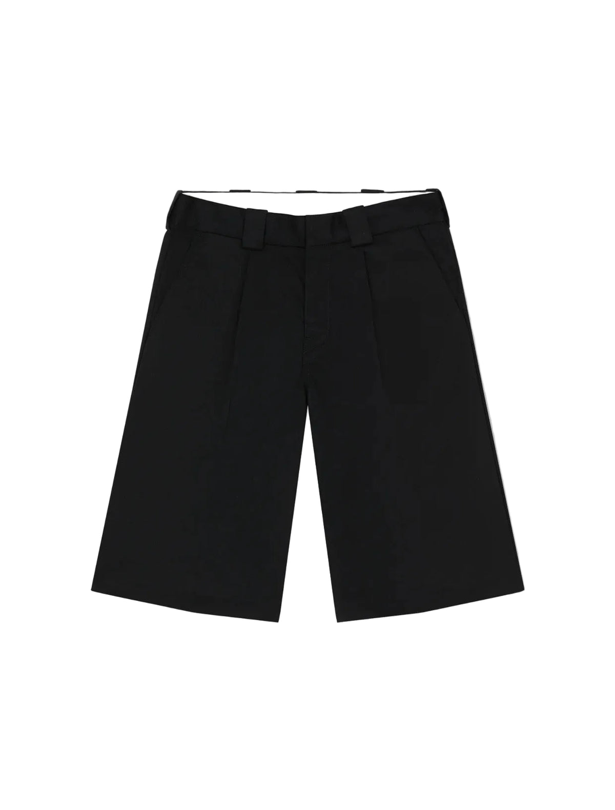Hemp twill 13-Inch work shorts Black
