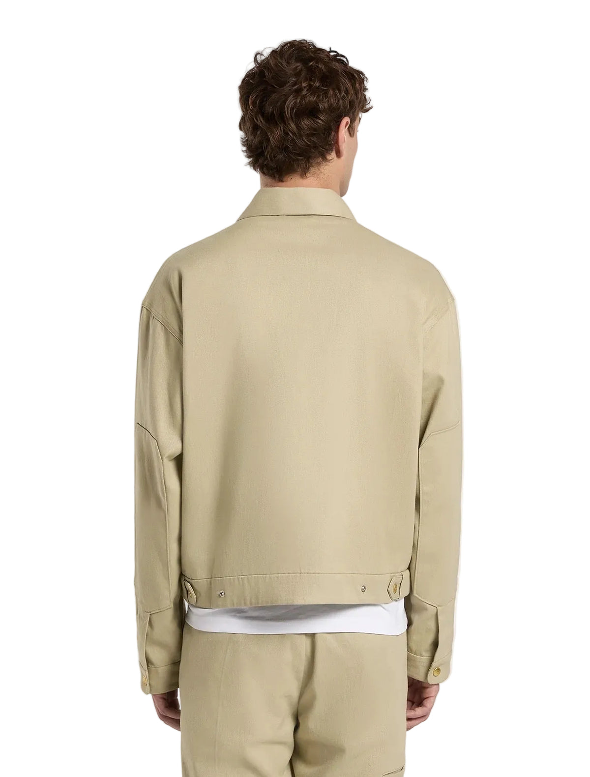 Hemp twill trucker jacket