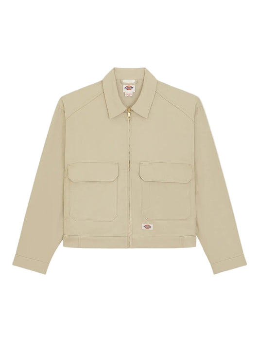 Hemp twill trucker jacket
