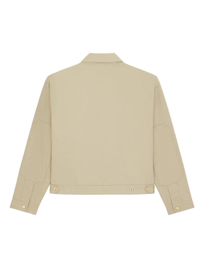Hemp twill trucker jacket