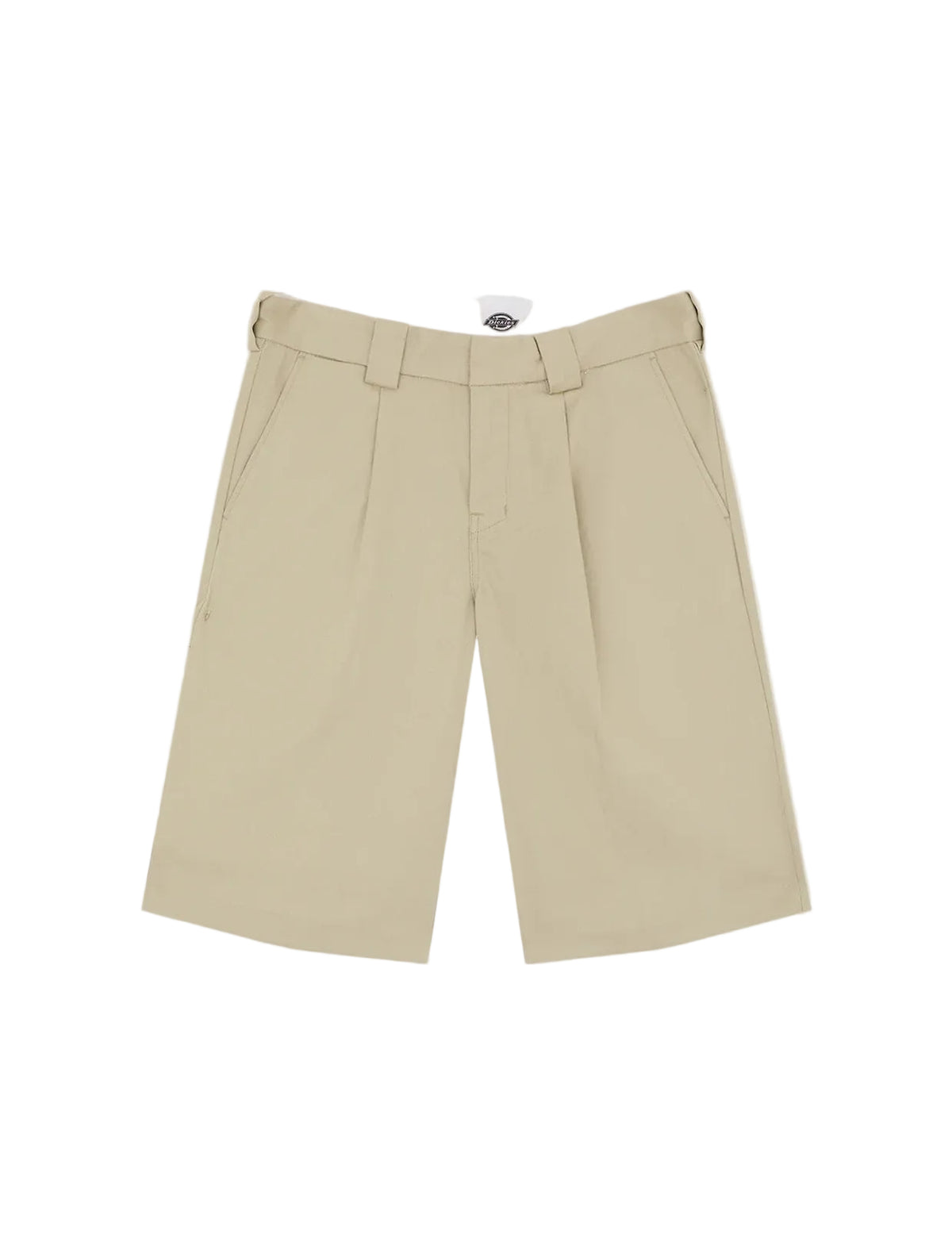Hemp twill 13-Inch work shorts Beige