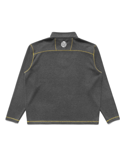 Contrast Stitch 1/4 Zip Pullover