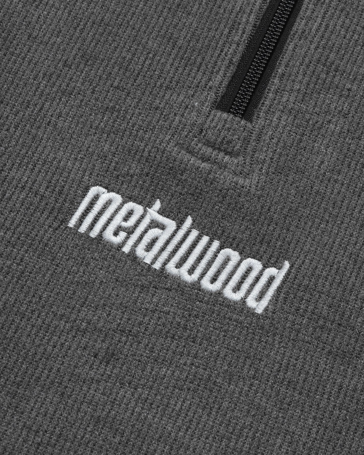 Contrast Stitch 1/4 Zip Pullover