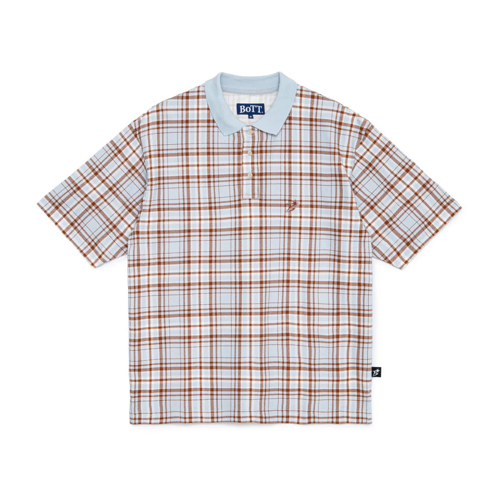 Plaid S/S Polo Shirt