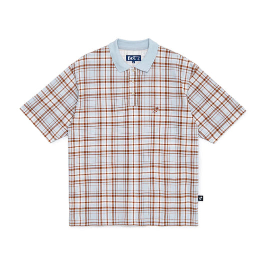 Plaid S/S Polo Shirt