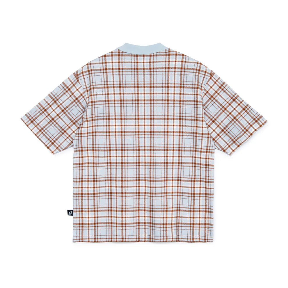 Plaid S/S Polo Shirt