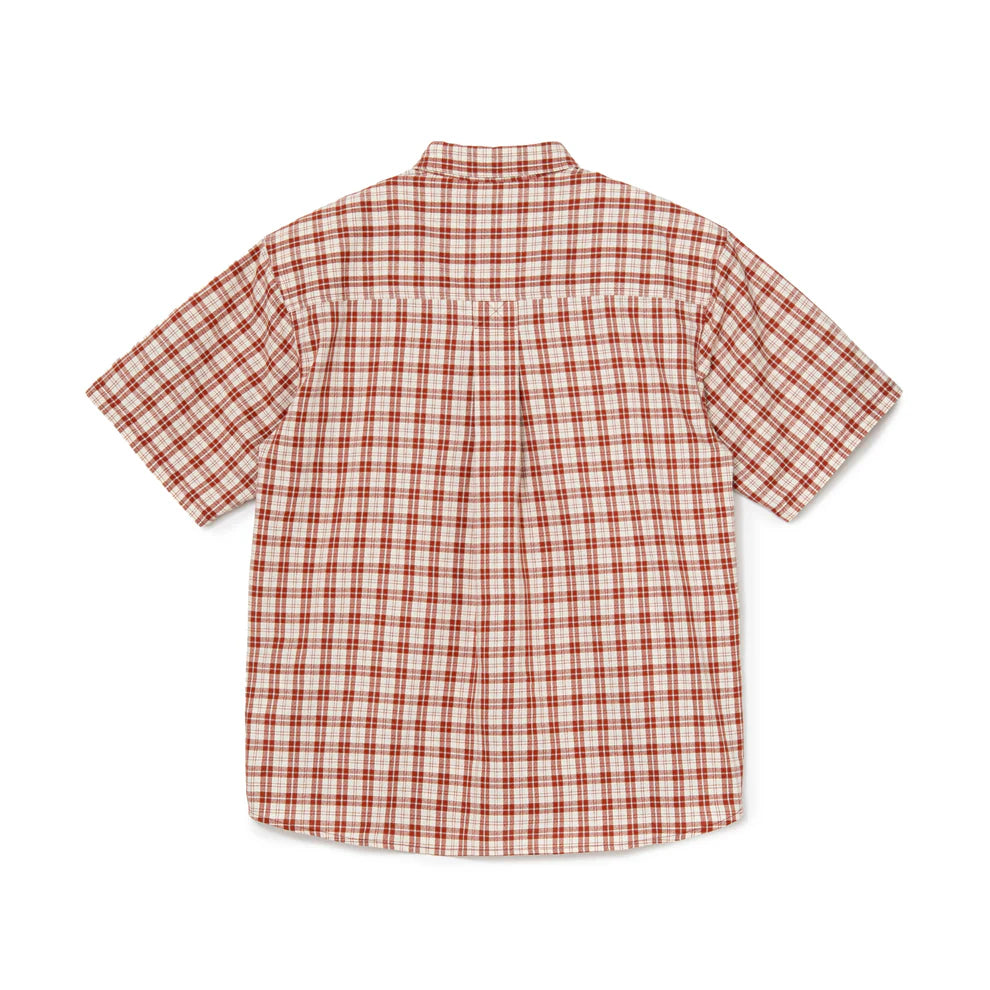 Plaid S/S Shirt Red