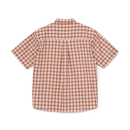 Plaid S/S Shirt Red