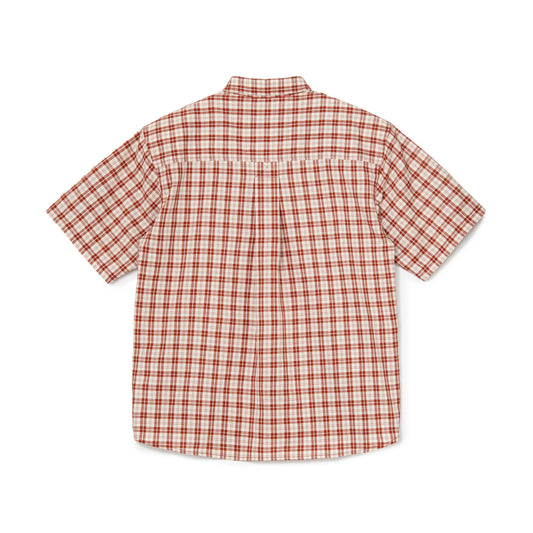 Plaid S/S Shirt Red