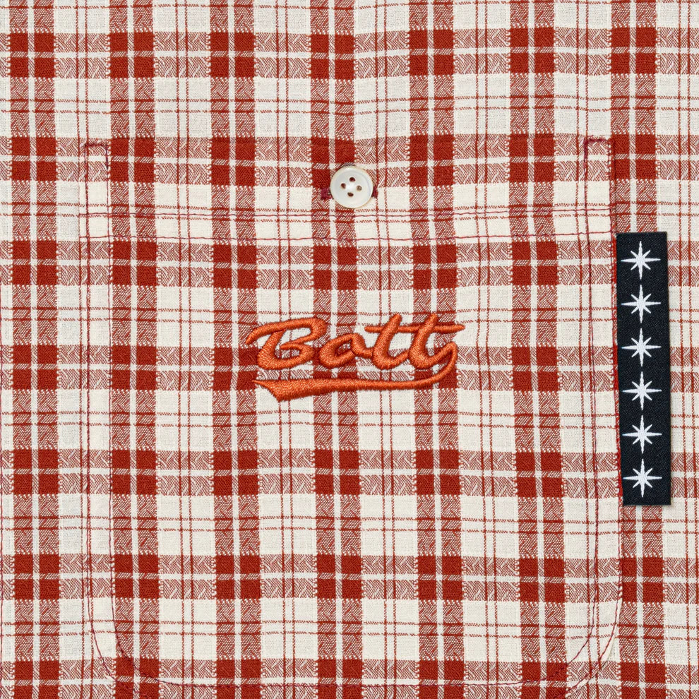 Plaid S/S Shirt Red