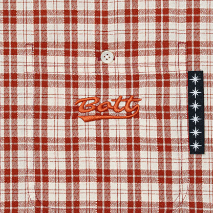 Plaid S/S Shirt Red
