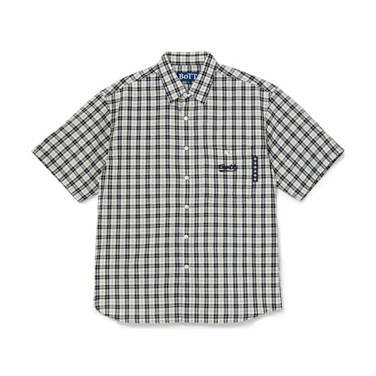 Plaid S/S Shirt Black
