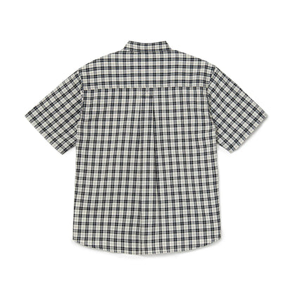 Plaid S/S Shirt Black