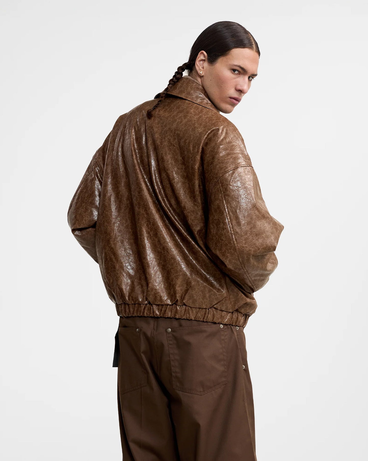 Valpo Faux Leather Jacket