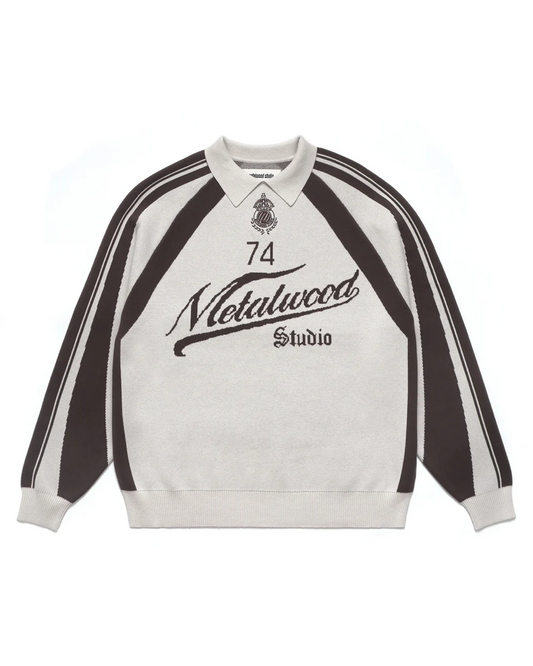 Knit Football Sweater